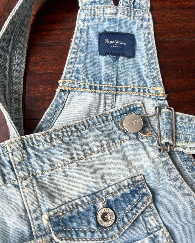 Vintage Denim Dungaree - Image 3