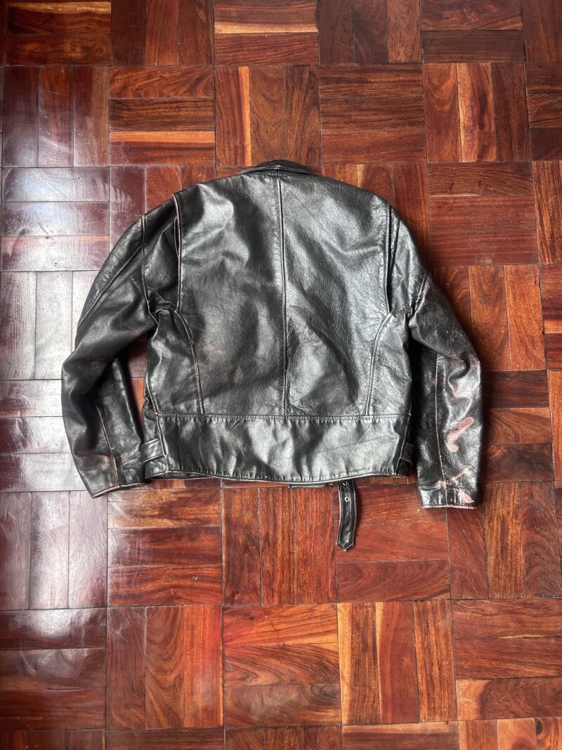 Vintage Genuine Leather Bikers Jacket  - Image 3