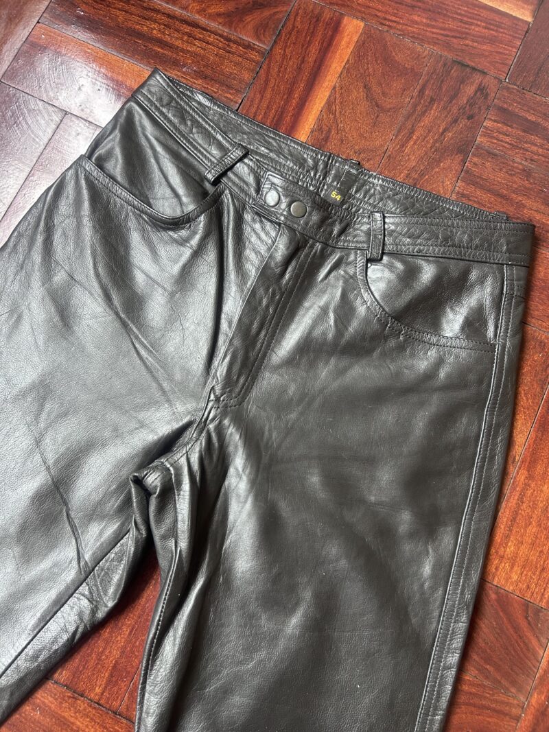 Vintage Leather Trousers - Image 3