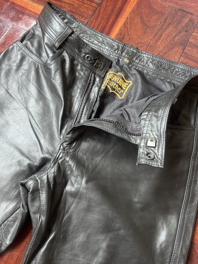 Vintage Leather Trousers - Image 2