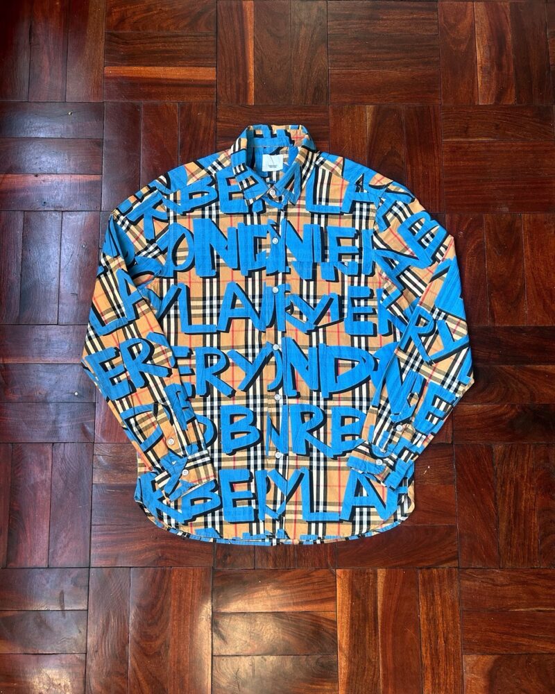 Burberry Jameson Graffiti Print Shirt