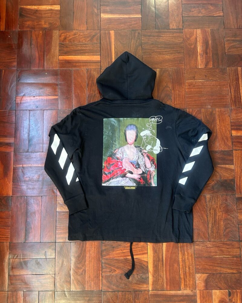 Pre owned Off-White 2 in 1 T-shirt Hoodie