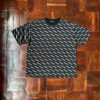Pre Owned Balenciaga all over Print T-shirt (M)