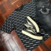 Pre Owned Balenciaga all over Print T-shirt (M) - Image 2