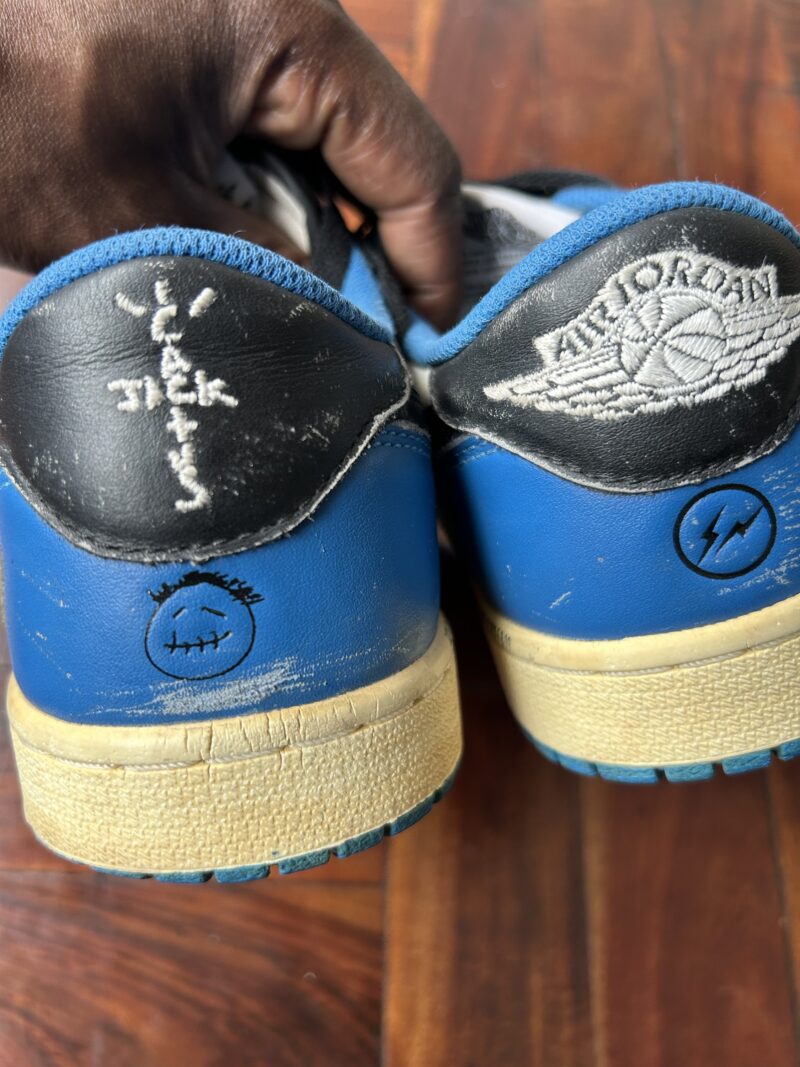 Nike Air Jordan 1 Low Travis Scott x Fragment - UK7 - Image 3