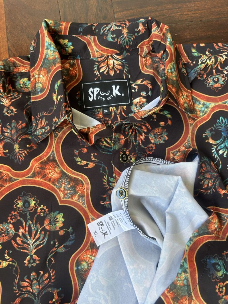 Spook Gear Afrocentric Swirls Summer Shirt - Image 2