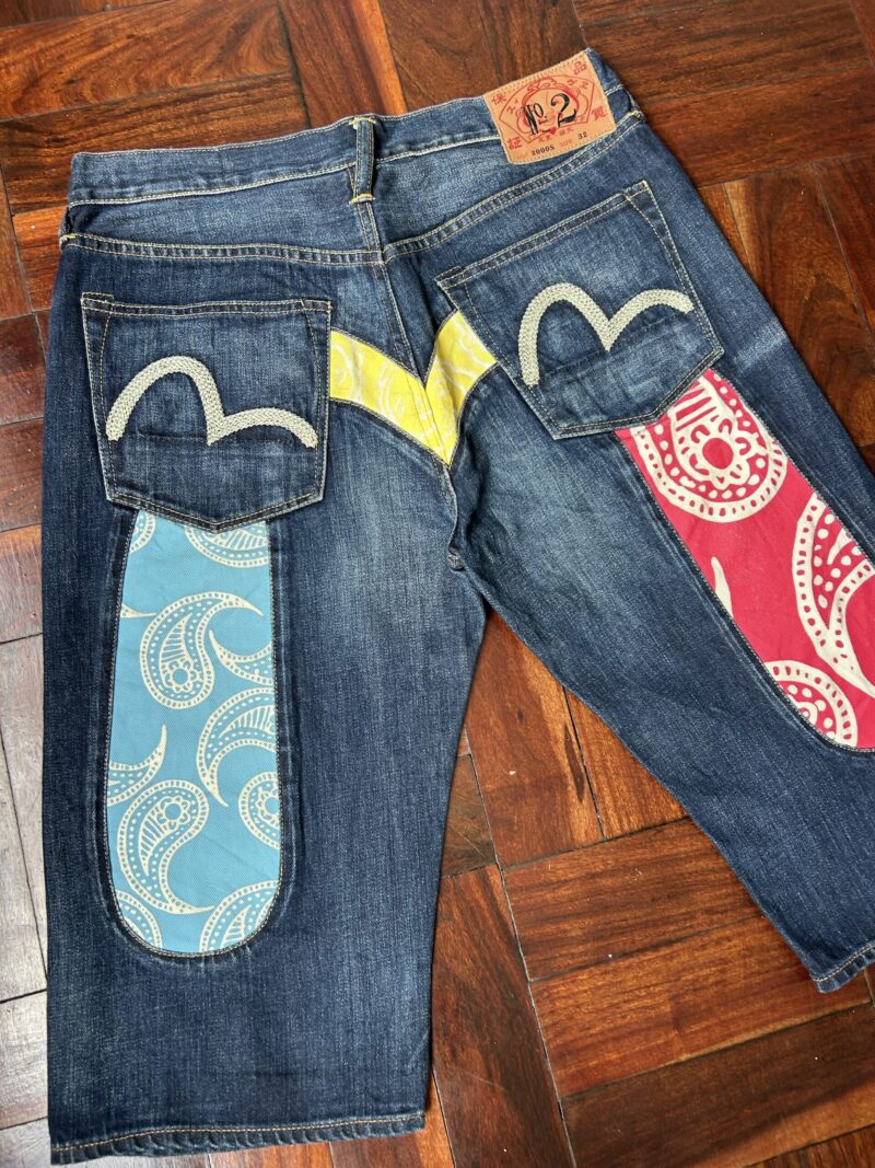 Vintage Evisu Japanese Denim Jorts - Image 3