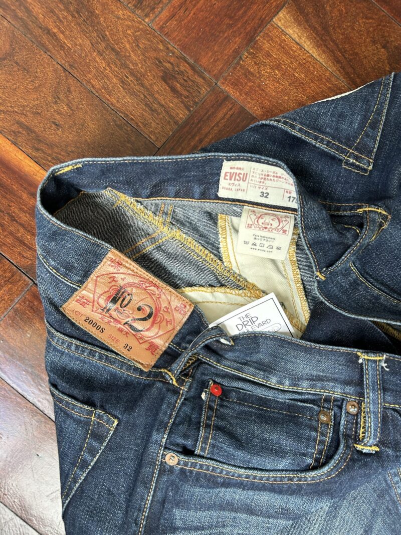 Vintage Evisu Japanese Denim Jorts - Image 2