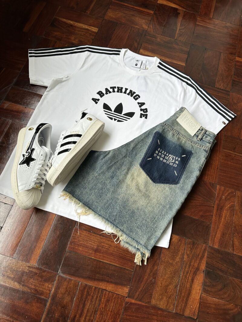 Adidas x Bape Spell Out T-Shirt (M,L,XL,2XL) - Image 4