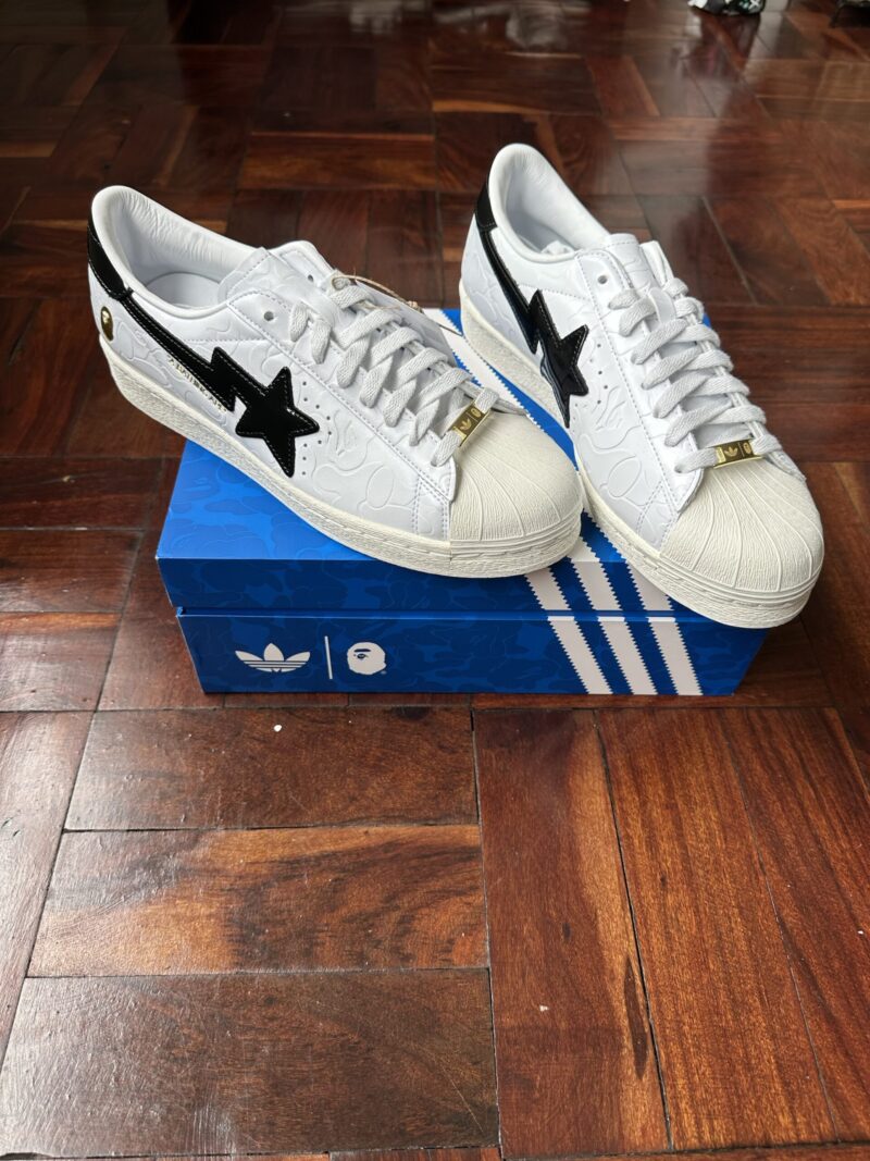 Adidas x Bape Superstar Vintage (UK9,UK10,UK11) - Image 3
