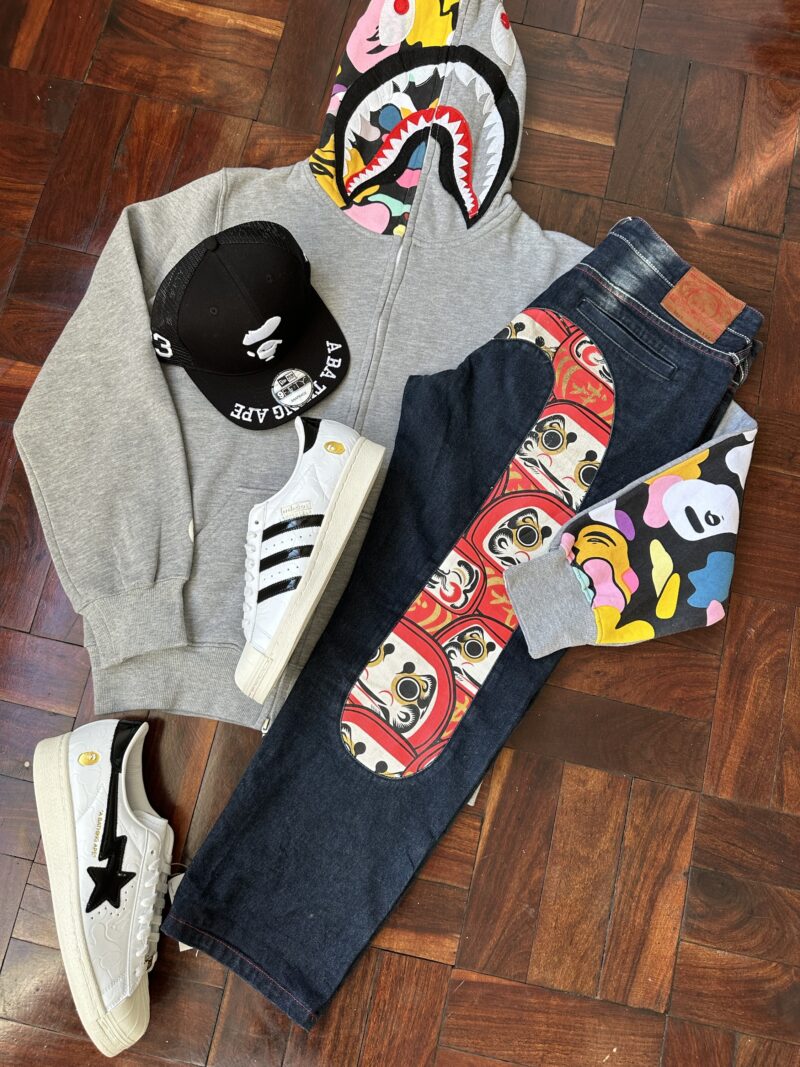 Vintage Bape Shark Hoodie - Image 4
