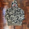 Vintage Bape Camo Shark Hoodie (L)