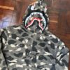 Vintage Bape Camo Shark Hoodie (L) - Image 2