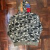 Vintage Bape Camo Shark Hoodie (L) - Image 4