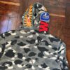 Vintage Bape Camo Shark Hoodie (L) - Image 3
