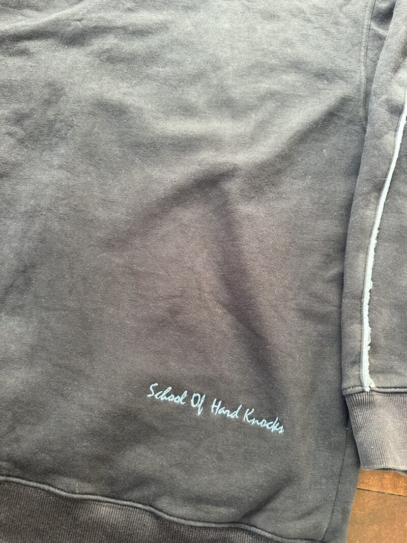 Vintage Y2K School of Hard Knocks Zip Up Hoodie - (XL) - Image 3