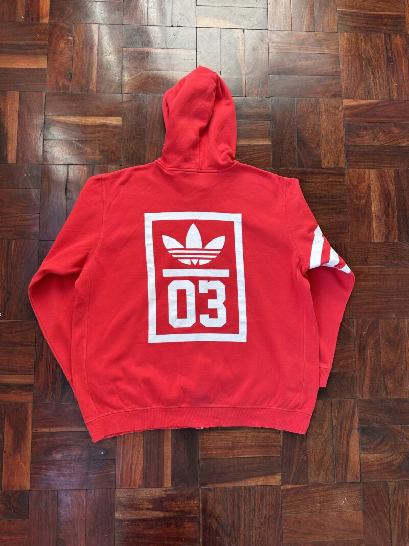 Vintage Adidas Zip Up Hoodie - Image 3