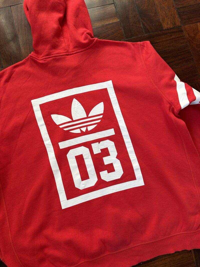 Vintage Adidas Zip Up Hoodie - Image 2