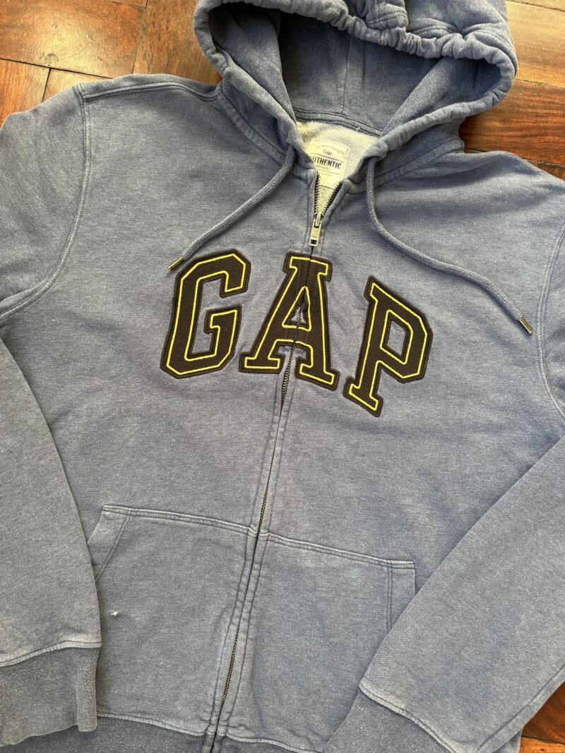 Vintage Gap Zip Up Hoodie (L) - Image 2
