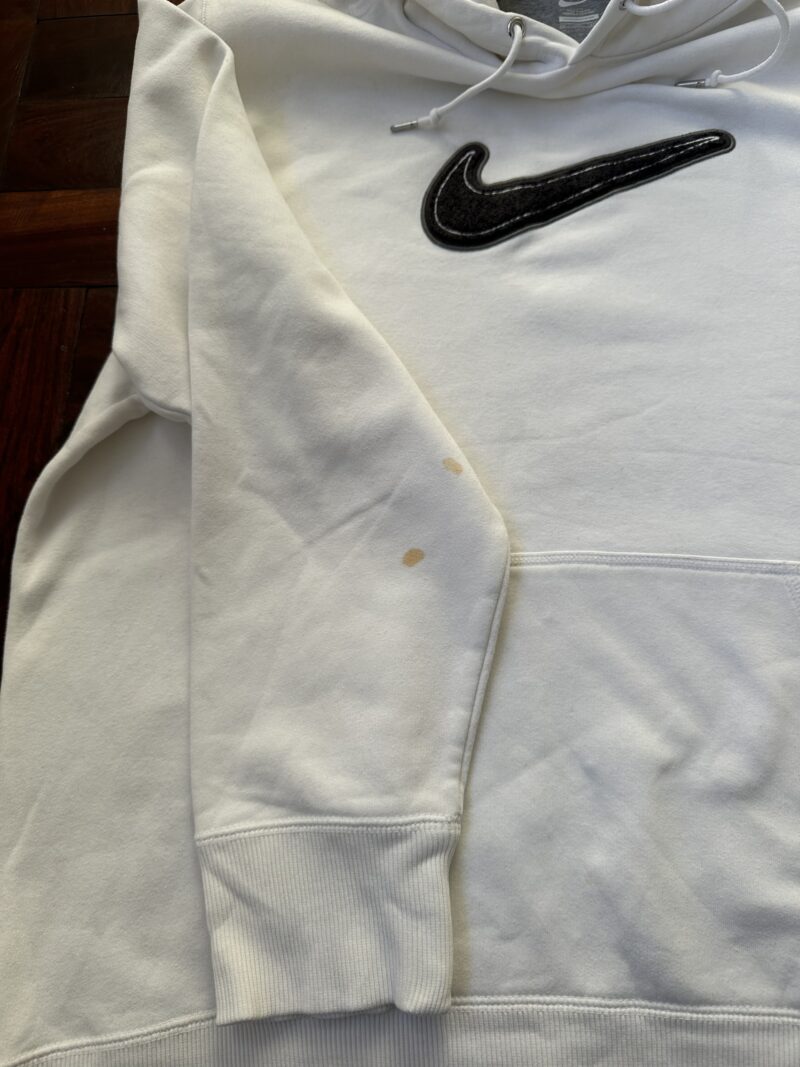 Vintage Nike Spell Out Hoodie (L) - Image 4