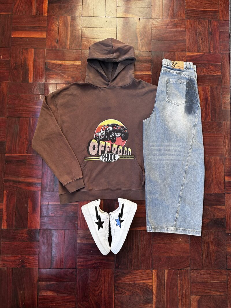 Rhude Off Road Spell Out Hoodie (2XL) - Image 3