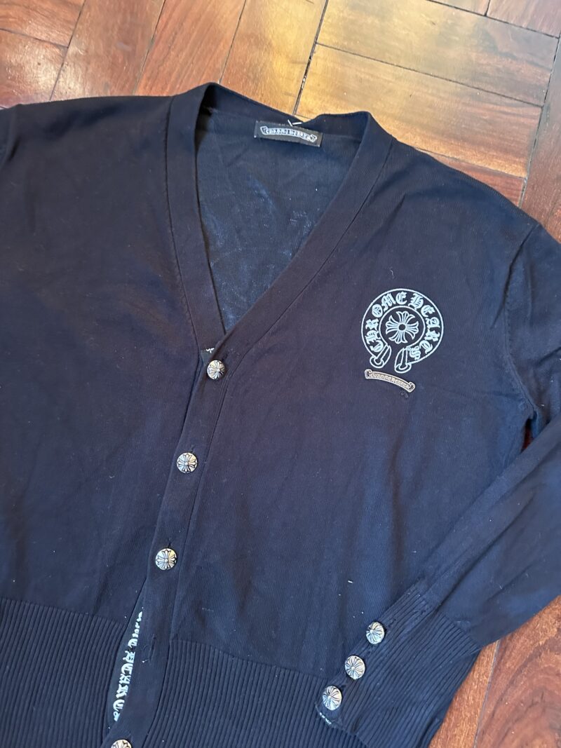 Vintage Chrome Hearts Cardigan (M) - Image 2