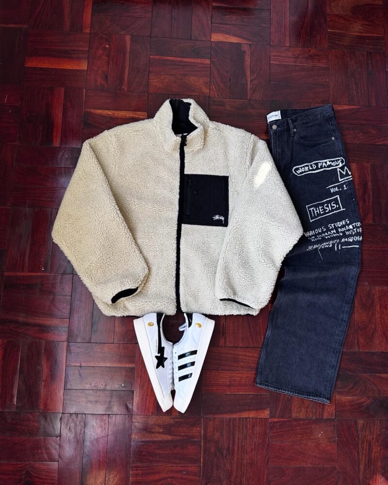 Stussy 8 Ball Fleece Reversible - M - Image 3