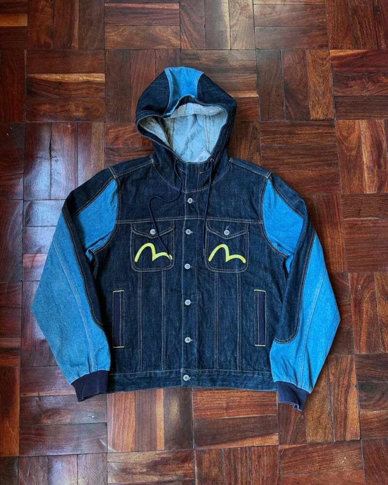 Evisu Denim  Hoodie Jacket