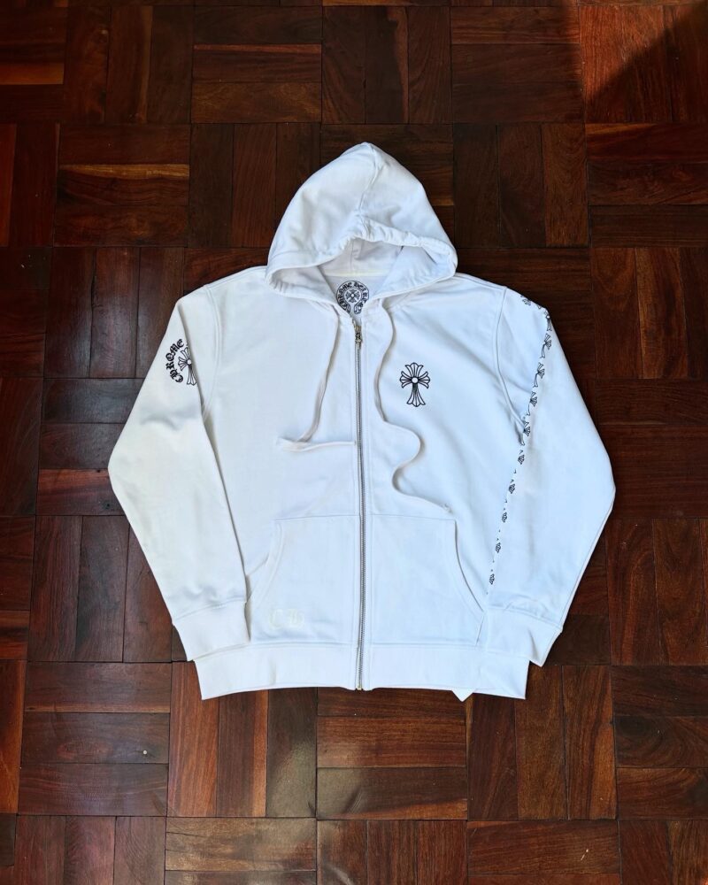 Chrome Hearts Zip Up Hoodie - Image 4