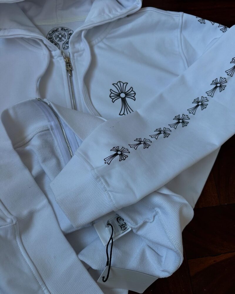 Chrome Hearts Zip Up Hoodie - Image 3