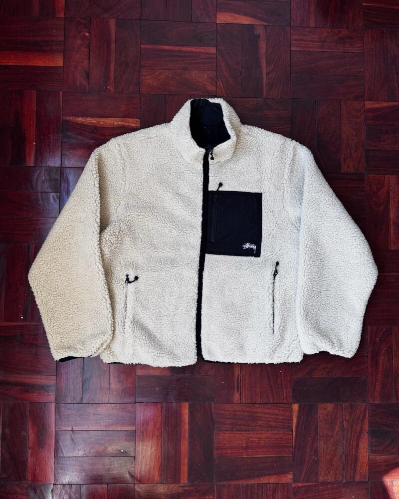 Stussy 8 Ball Fleece Reversible - M