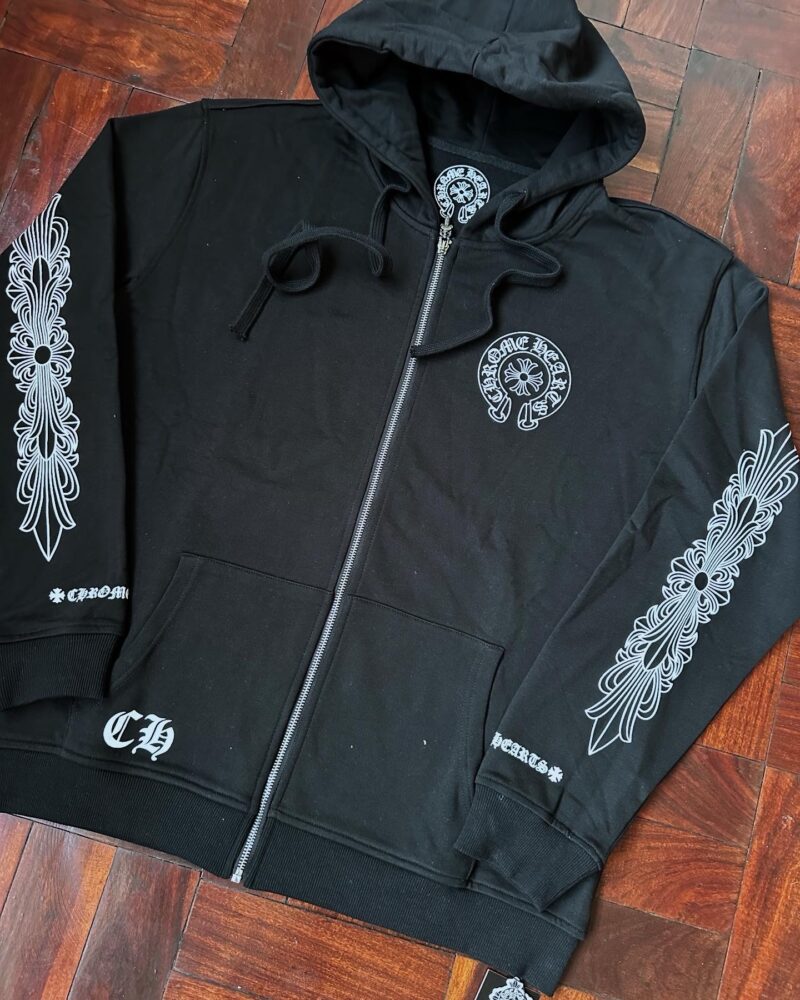 Chrome Heart Zip Up Hoode - Image 2