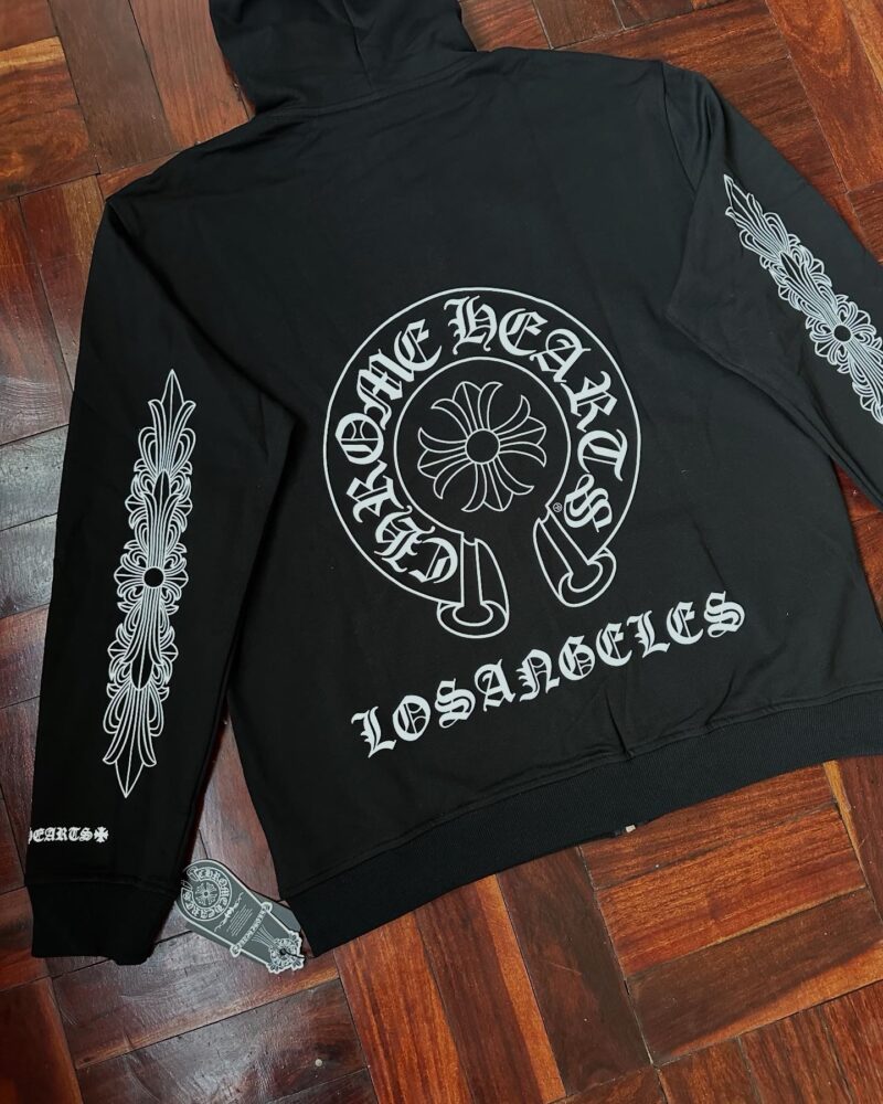 Chrome Heart Zip Up Hoode - Image 3