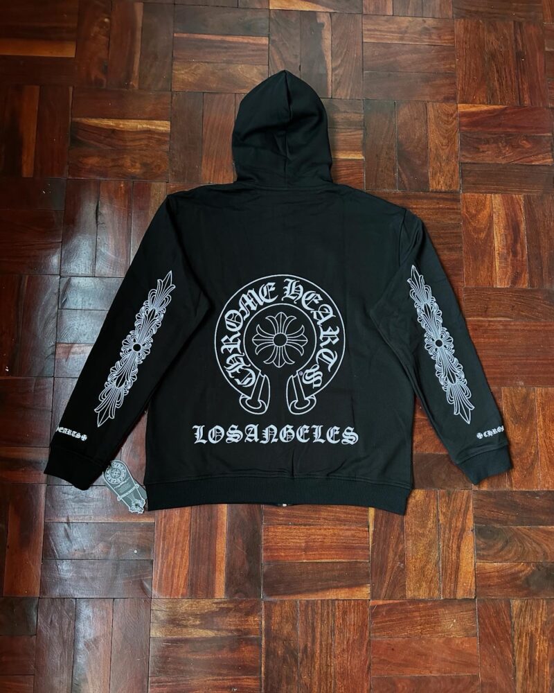 Chrome Heart Zip Up Hoode - Image 4