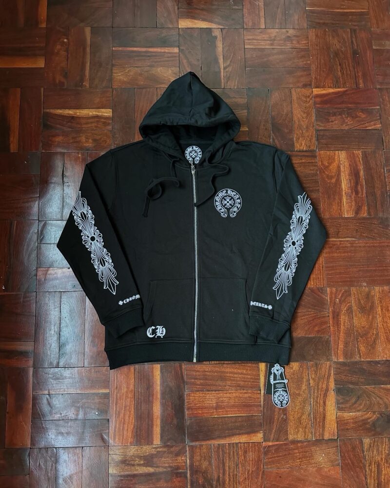 Chrome Heart Zip Up Hoode