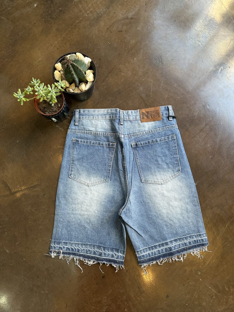 Rhinestone Denim Jorts - 32/34 - Image 3