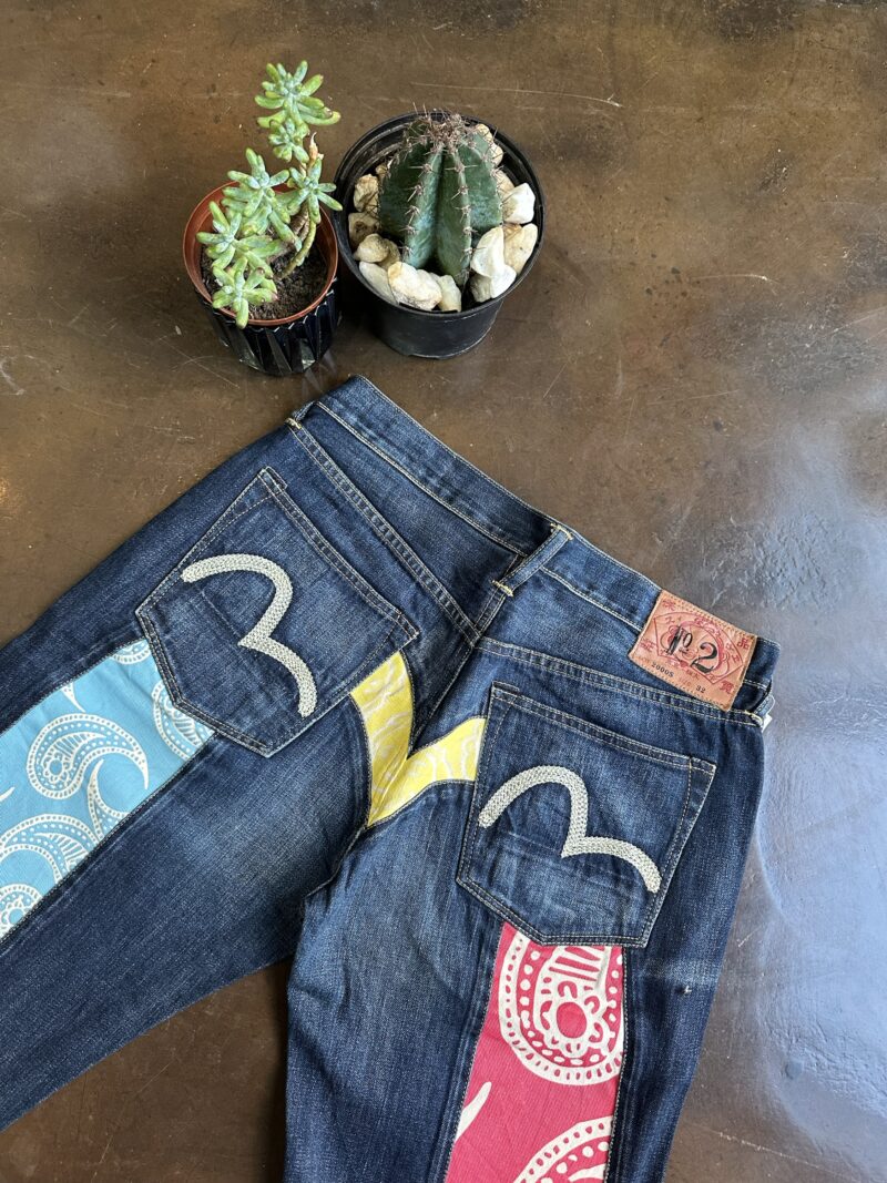 Vintage Evisu Denim Jorts - 32 - Image 3