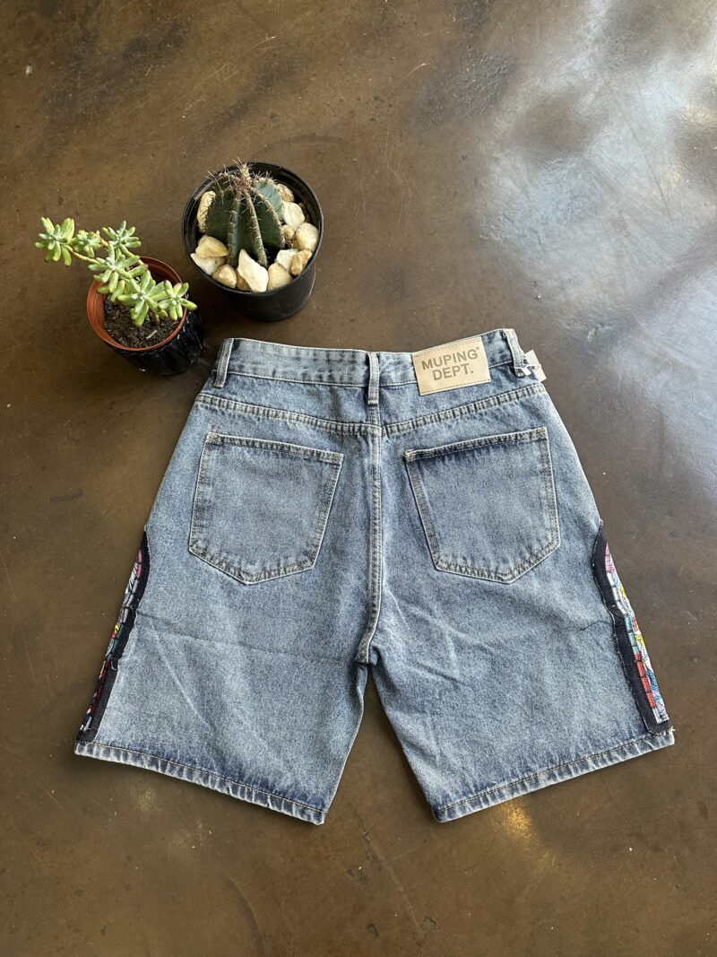 Who Decides War Denim Jorts - Image 3