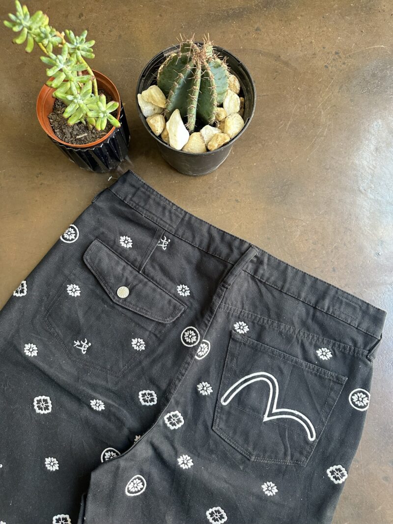 Evisu Denim Jorts - 33 - Image 3