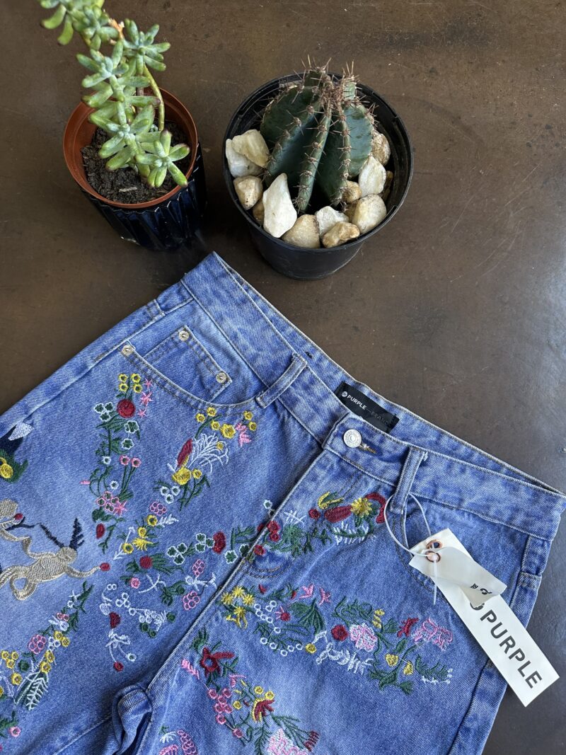 Purple Jeans Jorts - 32/34 - Image 2