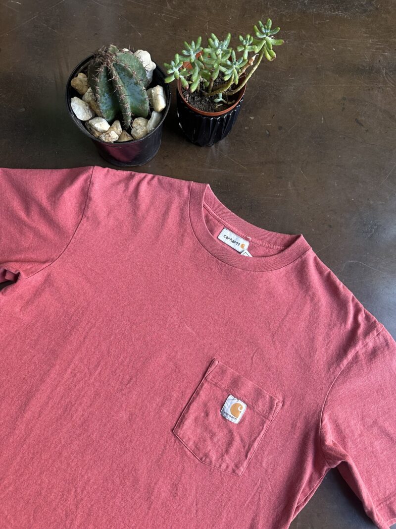 Vintage Carhartt Pocket Logo Tee - L - Image 2