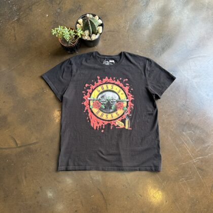 Vintage Gun & Rose Tee - L