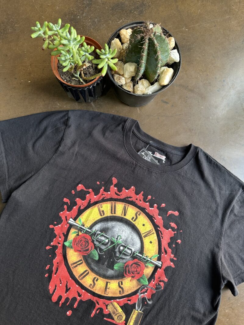 Vintage Gun & Rose Tee - L - Image 2