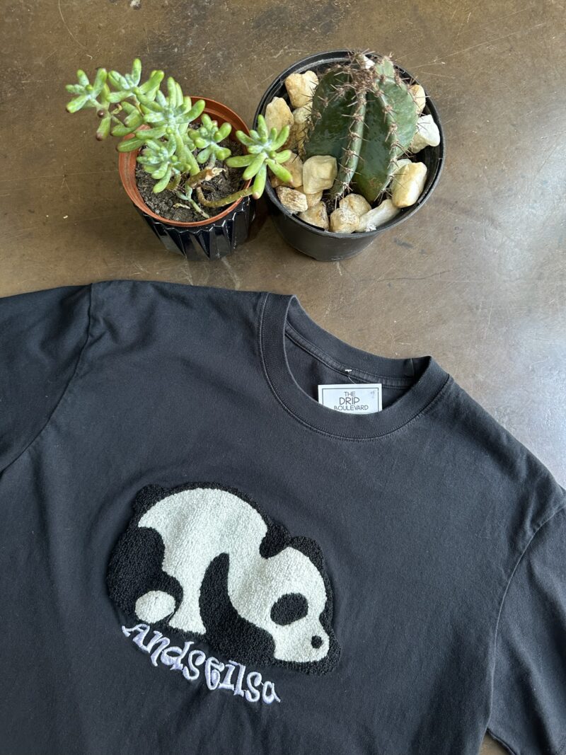 Vintage Embroidery T-Shirt - L - Image 2
