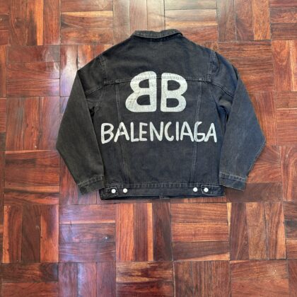 Balenciaga Reflective Denim Jacket - L