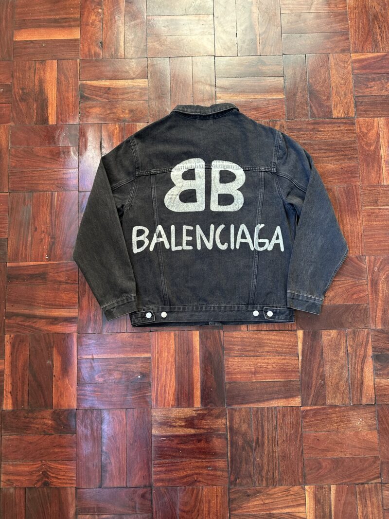 Balenciaga Reflective Denim Jacket - L