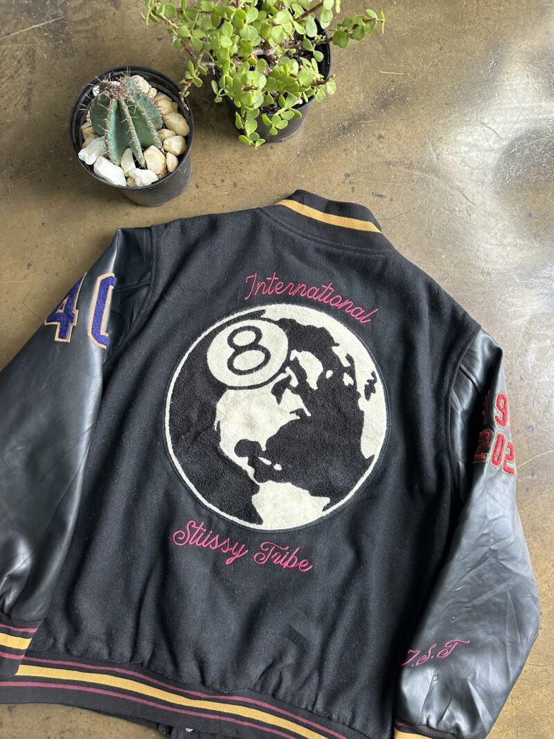 Stussy 40th Anniversary Varsity Jacket - L - Image 3
