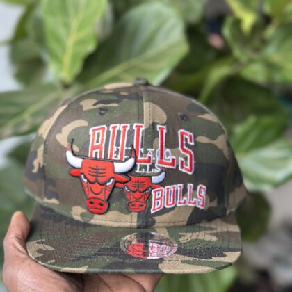 Chicago Bulls Camo Snap Back