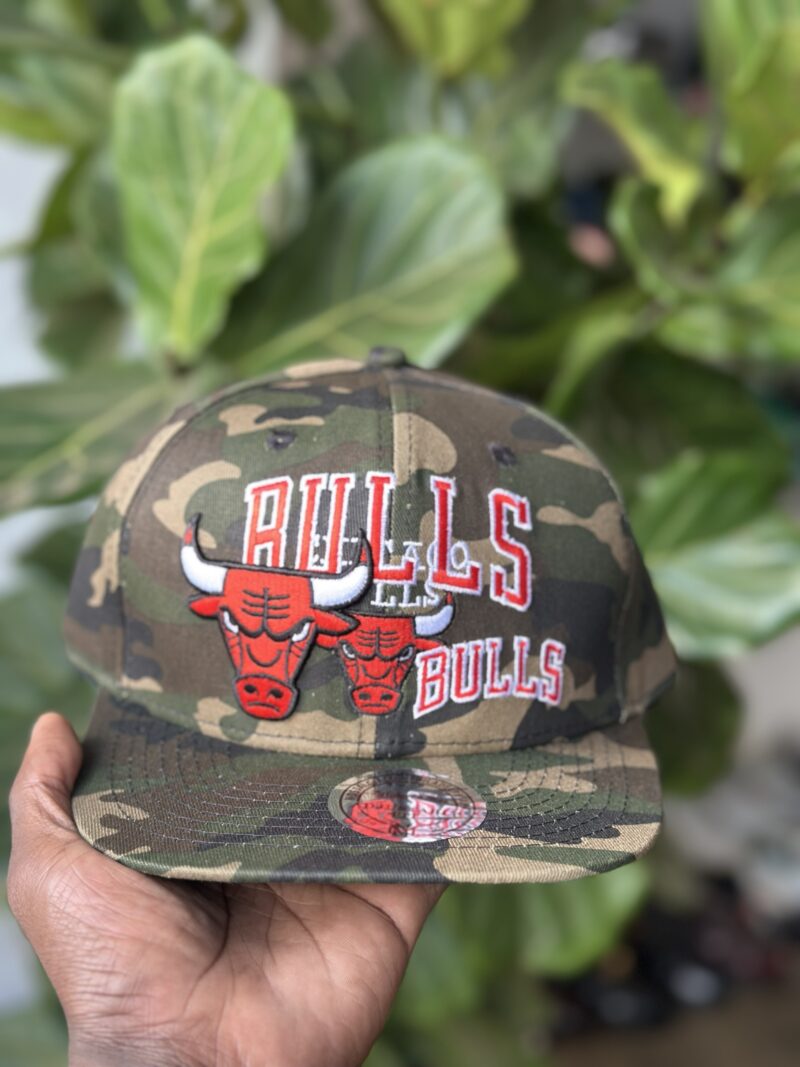 Chicago Bulls Camo Snap Back
