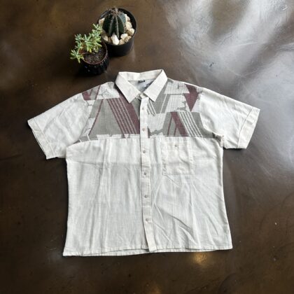 Vintage Linen Safari Short Sleeve Shirt